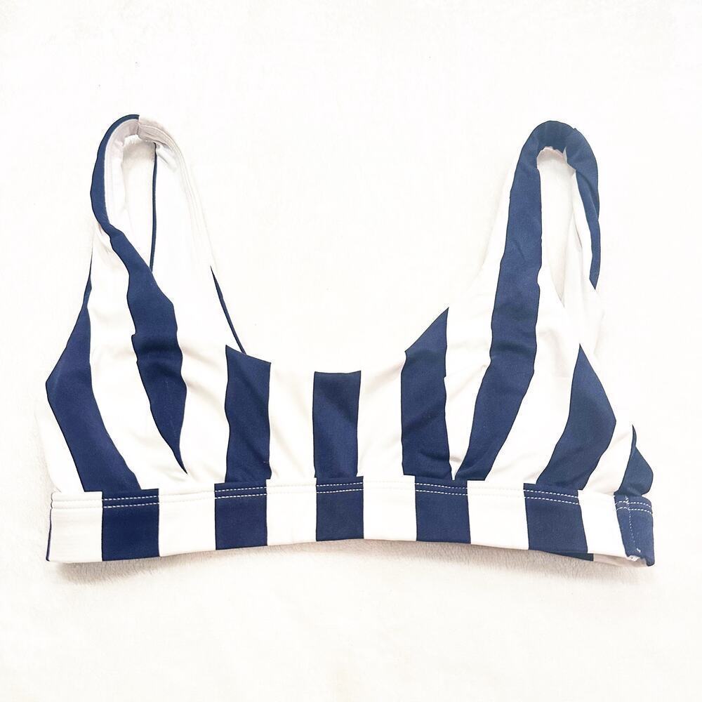 Cikada Stripe Bikini Top sz XS (2)